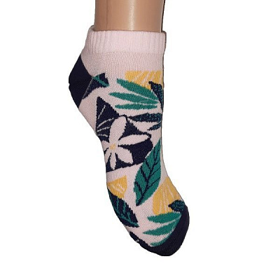 Шкарпетки жіночі ZOZ Тропіки р. 23 рожевий 1 пар