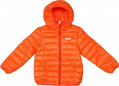 Куртка детская для девочки JOIKS р.128 оранжевый KD-01 