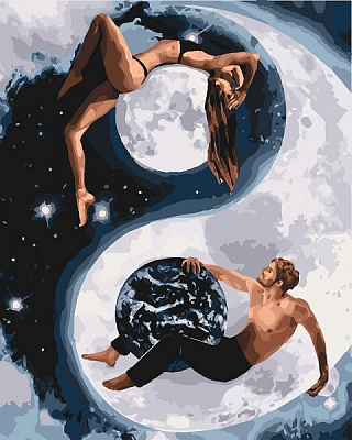 Картина по номерам Инь и янь Идейка 