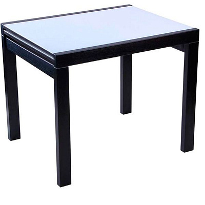 Стіл обідній Доміно венге/білий