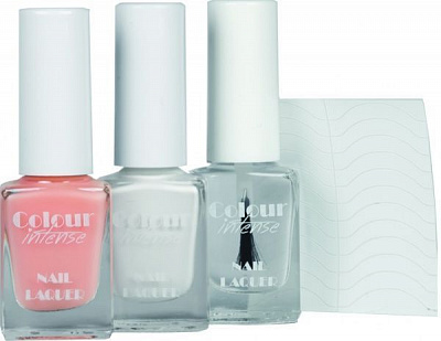 Набір лаків для нігтів Colour Intense French Manicure Set №201 5 мл