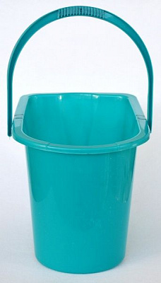 Відро Полимердеталь овальне 14 л бірюзовий
