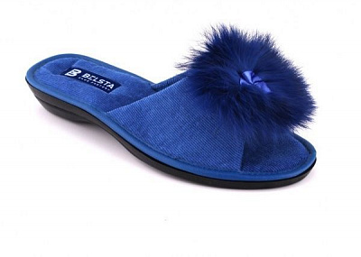 Обувь домашняя БЕЛСТА Пушок р. 40 голубой 99-10/4012 