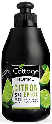 Гель-шампунь Cottage для душа Пряный лимон 250 мл