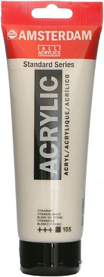 Фарба акрилова № 105 Білила титанові 250 мл Amsterdam Standart Royal Talens