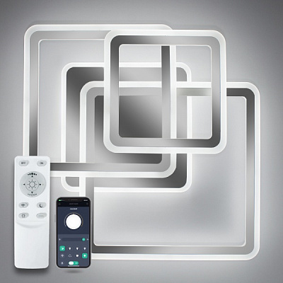 Люстра светодиодная Maysun 3x90 Вт хром/хром/белый SONNE 90W 4S CHROME 