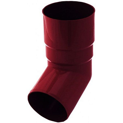 Коліно труби Bryza 90 мм червоний