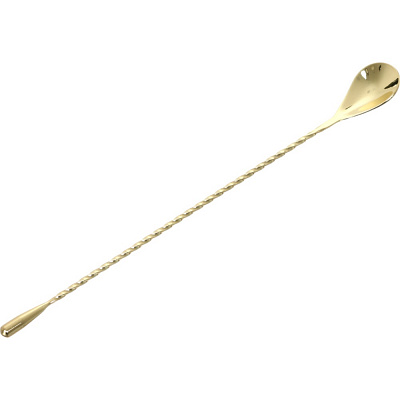 Ложка коктейльная Fiora Ravena Gold 30 см нержавеющая сталь