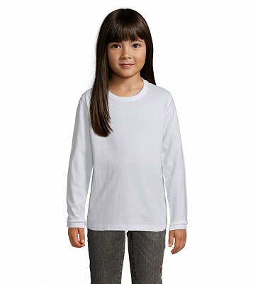 Лонгслив для девочки Sol's IMPERIAL LSL KIDS р.146-152 белый 0294710212A