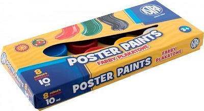 Краски гуашевые 8 цветов 10 мл Astra