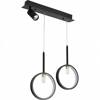 Світильник світлодіодний Hopfen 48 Вт чорний 3000-6500 К AKZENT 48W BK