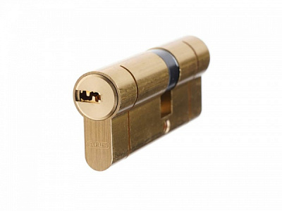 Цилиндр Abus D6PS 30x40 ключ-ключ 70 мм матовая латунь