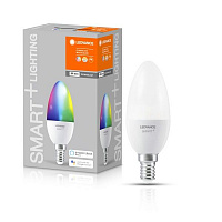 Розумна лампа Ledvance SMART+ WiFi Candle 5 Вт B39 матова E14 220 В 2700-6500 К 