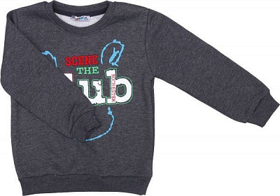 Свитшот ALG р.122 серый 221454 