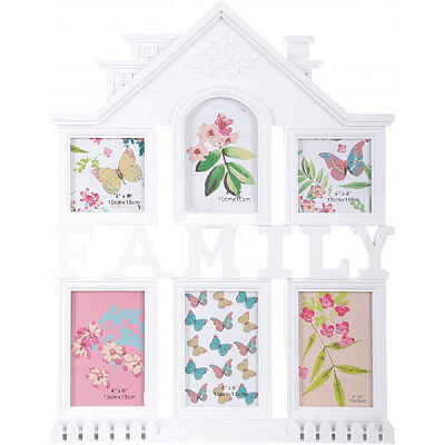 Фоторамка коллаж Дом 6 шт 52.7х41 см