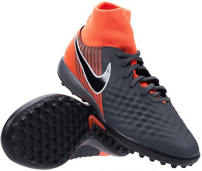 Бутси Nike MagistaX Obra II Academy DF TF AH7311-080 р. US 7,5 сірий