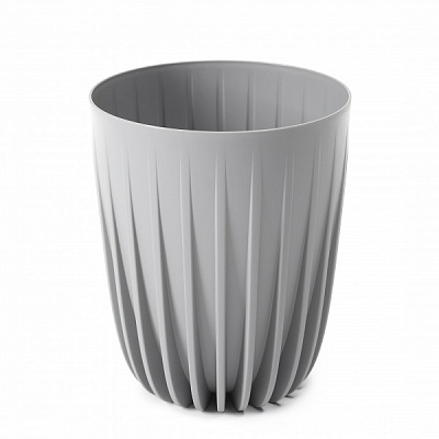 Кашпо пластикове Ламела Міра 390 круглий 17 л крем (MIRA 390)