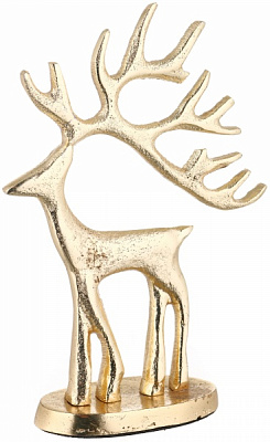 Статуетка олень золотий малий 17x12x4 16091 A