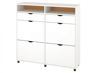 Тумба для взуття Пєхотін Т-6 340x340x1135 мм білий