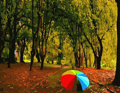 Картина за номерами Осіння прогулянка BookOpt