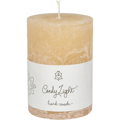 Свеча Цилиндр C-07 льняная 100 мм