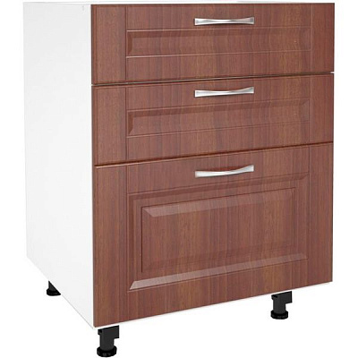 Тумба нижняя МС Кориандр Няш-3 60/82/54,3 (2+1) с ящиками кориандр Грейд