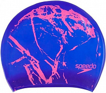 Шапочка для плавання Speedo New Long Hair Cap 8-11306B709 one size рожевий із фіолетовим