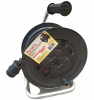 Удлинитель на катушке Sokol без заземления 4 гн. 20 м 164893 