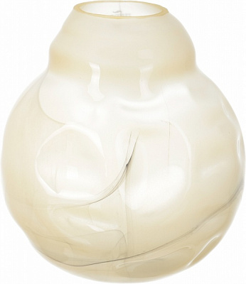 Ваза Antonio Tammaro Crash 33 см бежевая 