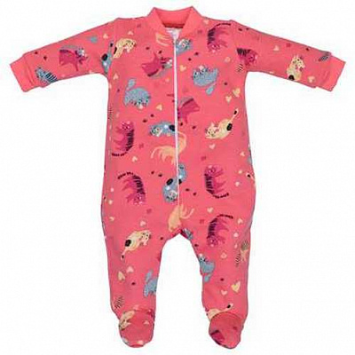 Комбинезон ясельный для девочки Татошка р.68 3020 Красная 1524232вкт 