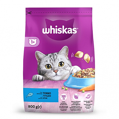 Корм сухой Whiskas с тунцом 800 г