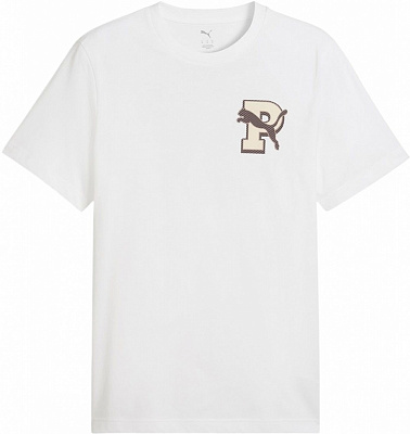 Футболка Puma GRAPHIC Varsity Tee 69177602 р.M белый