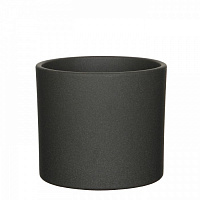 Вазон керамический Edelman Era 19,5 см круглый 4,1 л песочный/темно-серый (1035848) 