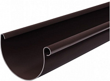 Желоб водосточный Bryza 125 мм 3 м коричневый 