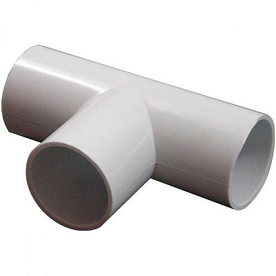 З'єднувач T-подібний для труб E.NEXT e.pipe.t.connect.stand.32 d32 мм