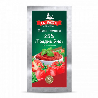 Паста томатная La Pasta 25% саше 70 г