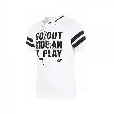 Футболка 4F HJL20-JTSM012-10S 140 белый