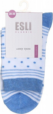 Шкарпетки Conte ESLI CLASSIC 15С-2СПЕ 090 р. 25 світлий джинс