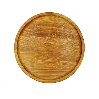 Доска сервировочная круглая малая 19 см бук 