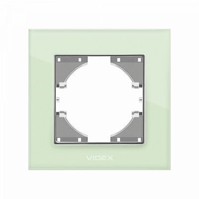 Рамка одноместная Videx Binera горизонтальная зеленый VF-BNFRG1H-GR