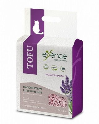 Наполнитель для кошачьего туалета Essence аромат лаванды 2,53 кг 