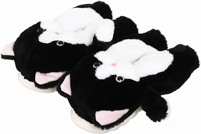 Обувь домашняя La Nuit Котик р.36/37 черный с белым