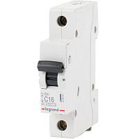 Автоматичний вимикач  Legrand RX3 4,5кА 16А 1Р C 419664