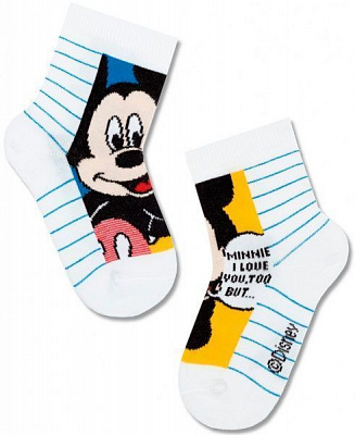 Шкарпетки дитячі Conte-Kids DISNEY 345 17С-126/1СПМ р.12 білий з малюнком