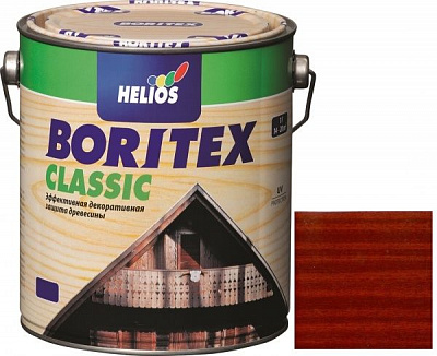 Лазурь Helios Boritex Classic 7 махагон мат 0,75 л