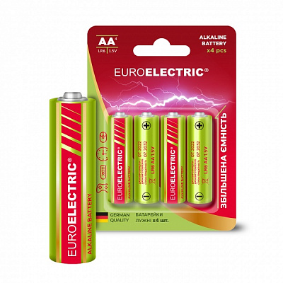 Батарейки Euroelectric AA (пальчиковые) 4 шт. (BL-AA-EE(4)PE) 