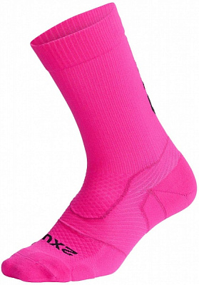 Шкарпетки Vectr Light Cushion Crew Socks UA7005e_FSA/BLK рожевий
