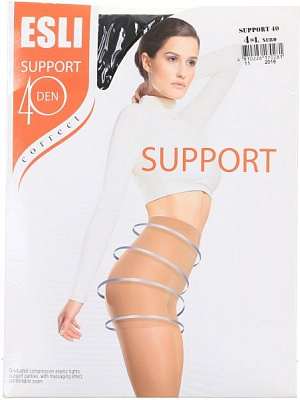 Колготки женские Conte Support 40 den р. 4 черный 1 шт. 