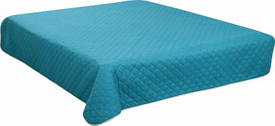 Покривало Tile Blue 160x215 см UP! (Underprice) бірюзовий