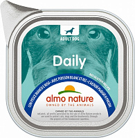 Консерва для собак для всех пород Almo Nature Daily Dog белая рыба и рис 100 г
